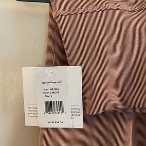 Beyond Yoga Heather Rib High Waist Midi Legging